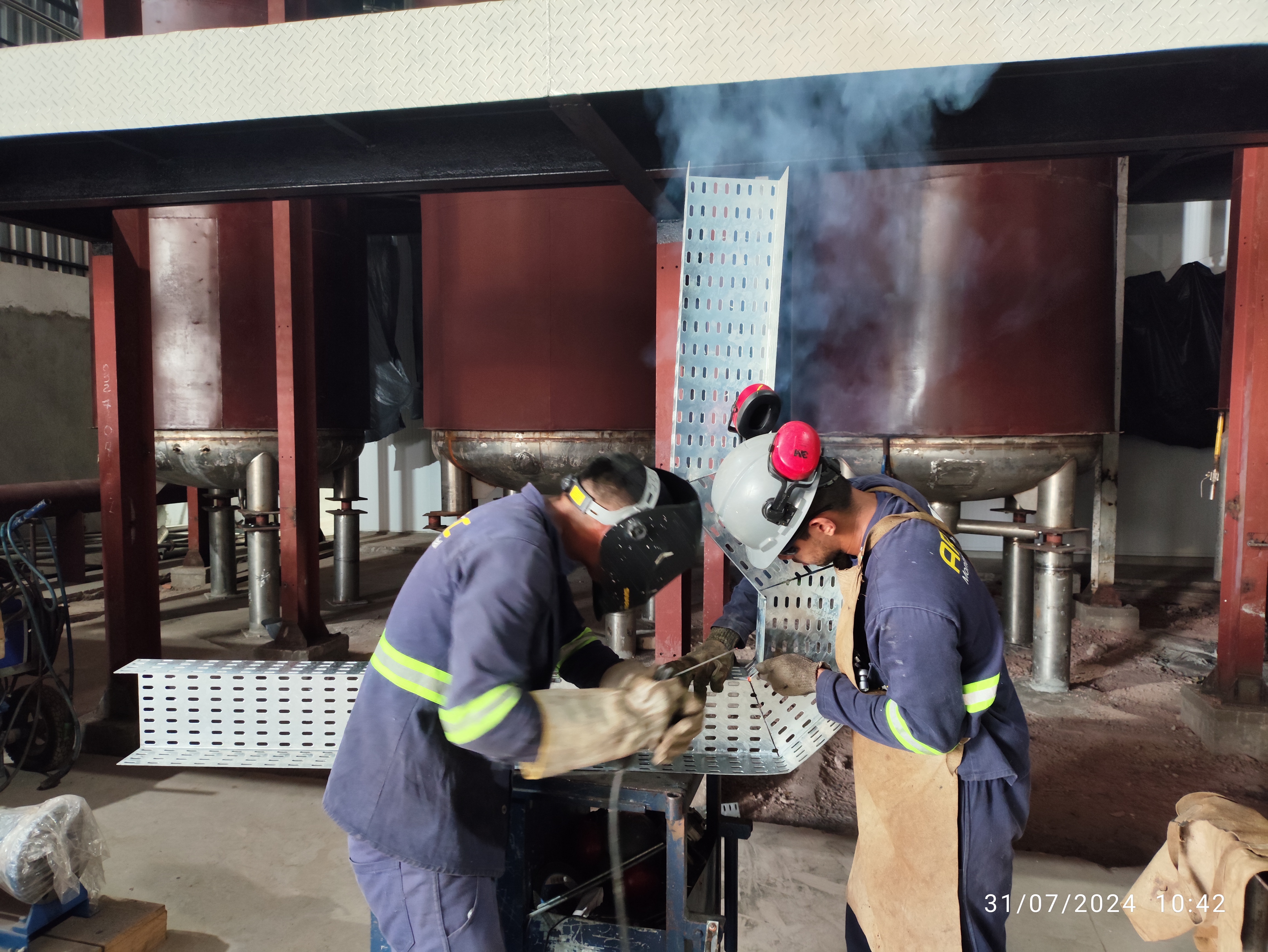 Equipe Artec montagem elétrica